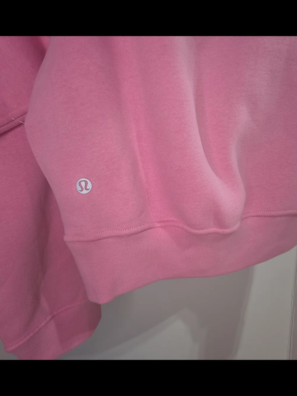 Lululemon W Steady State Crew Sweatshirt XS Pink NWT Cozy Fleece Pullover - Picture 3 of 4